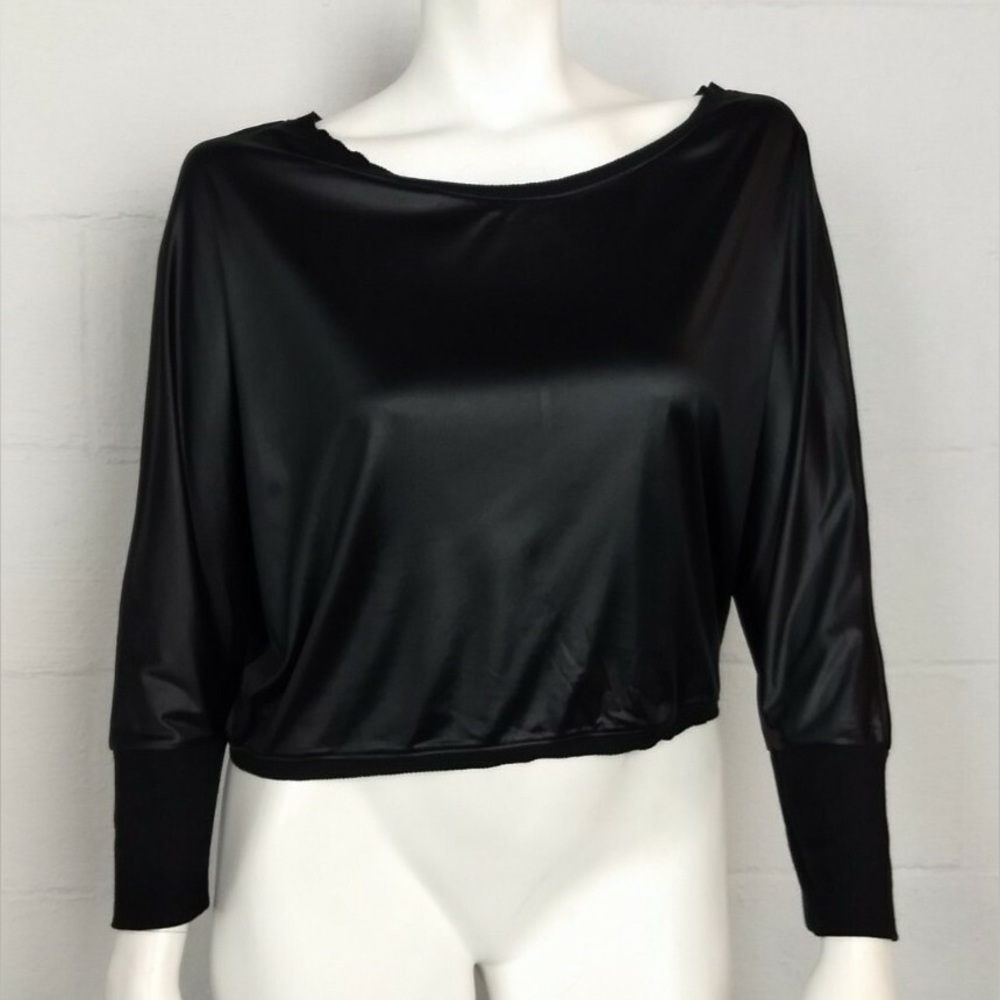 Splits59 Black Crop Top